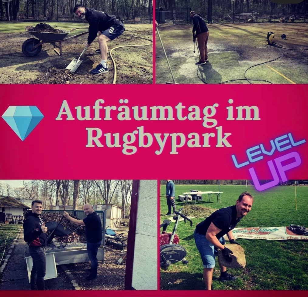 Aufräumtag im Rugbypark