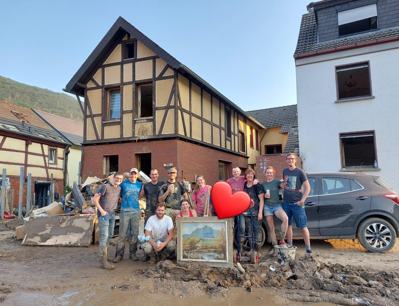 Impressionen der RSV-Hilfsaktion in den Hochwassergebieten