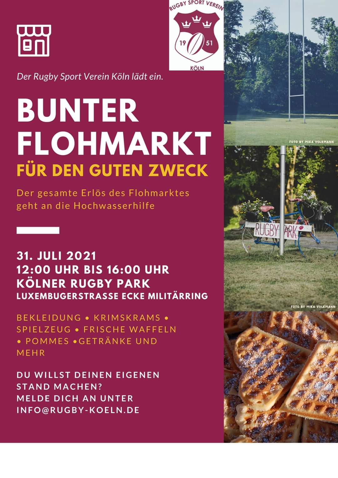 Flohmarkt am 31.07 im Rugby Park