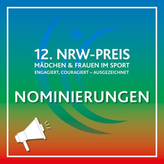 12. NRW Preis „Mädchen und Frauen im Sport“