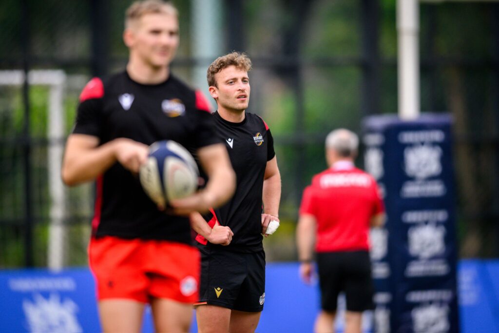 Justus mit Nationalmannschaft in Hong Kong